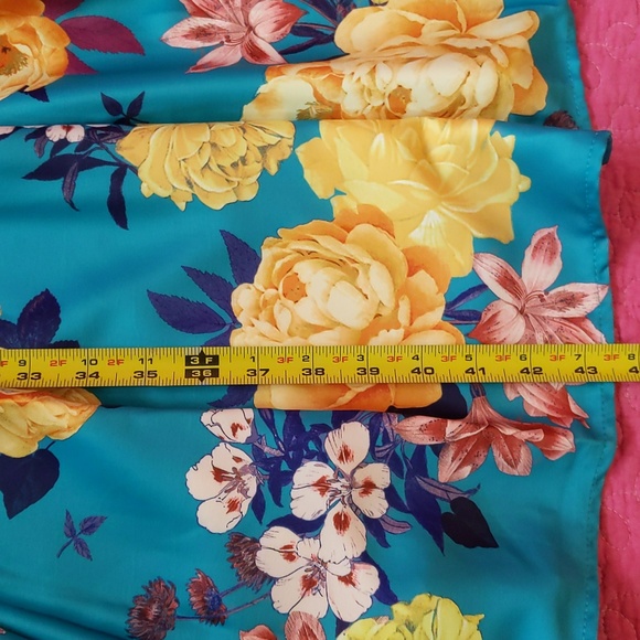 NWT Dolly and Dotty Vintage-Inspired Turquoise Swing Dress US 12 - Picture 8 of 8